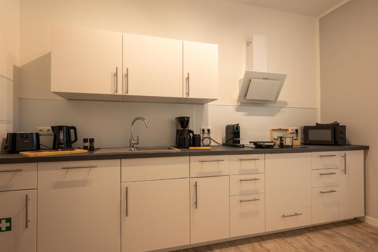 Maremar - Design Apartment - Luxus Boxspringbett - Zentral - Kueche - Arbeitsplatz - Highspeed Wlan เกรา ภายนอก รูปภาพ